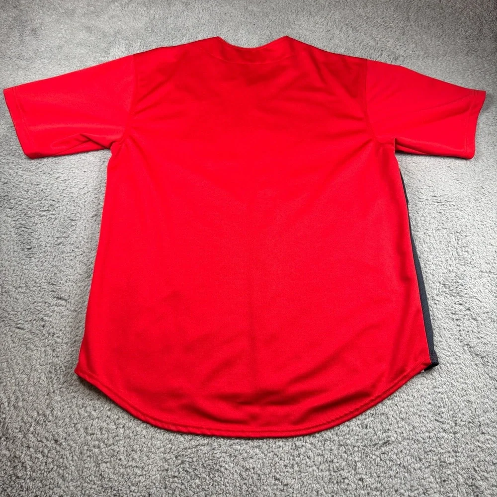 Dynasty MLB Los Angeles Angels Men‎ Red Jersey Vintage Y2K Size Large 42-44